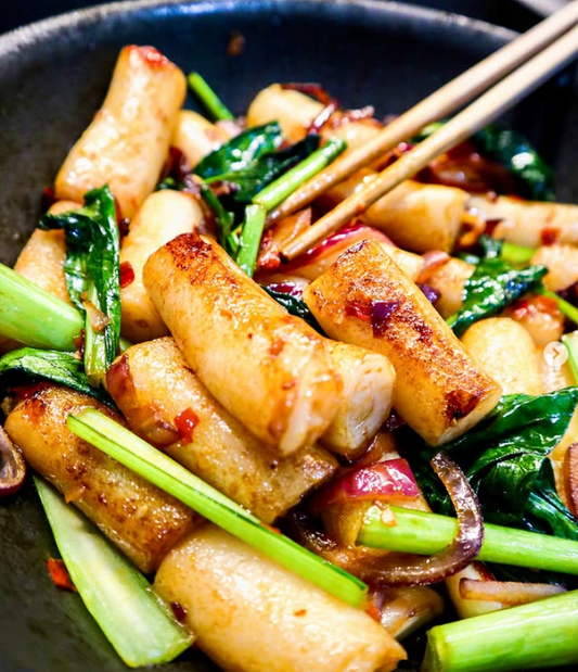 Cantonese Stir-Fried Cheung Fun
