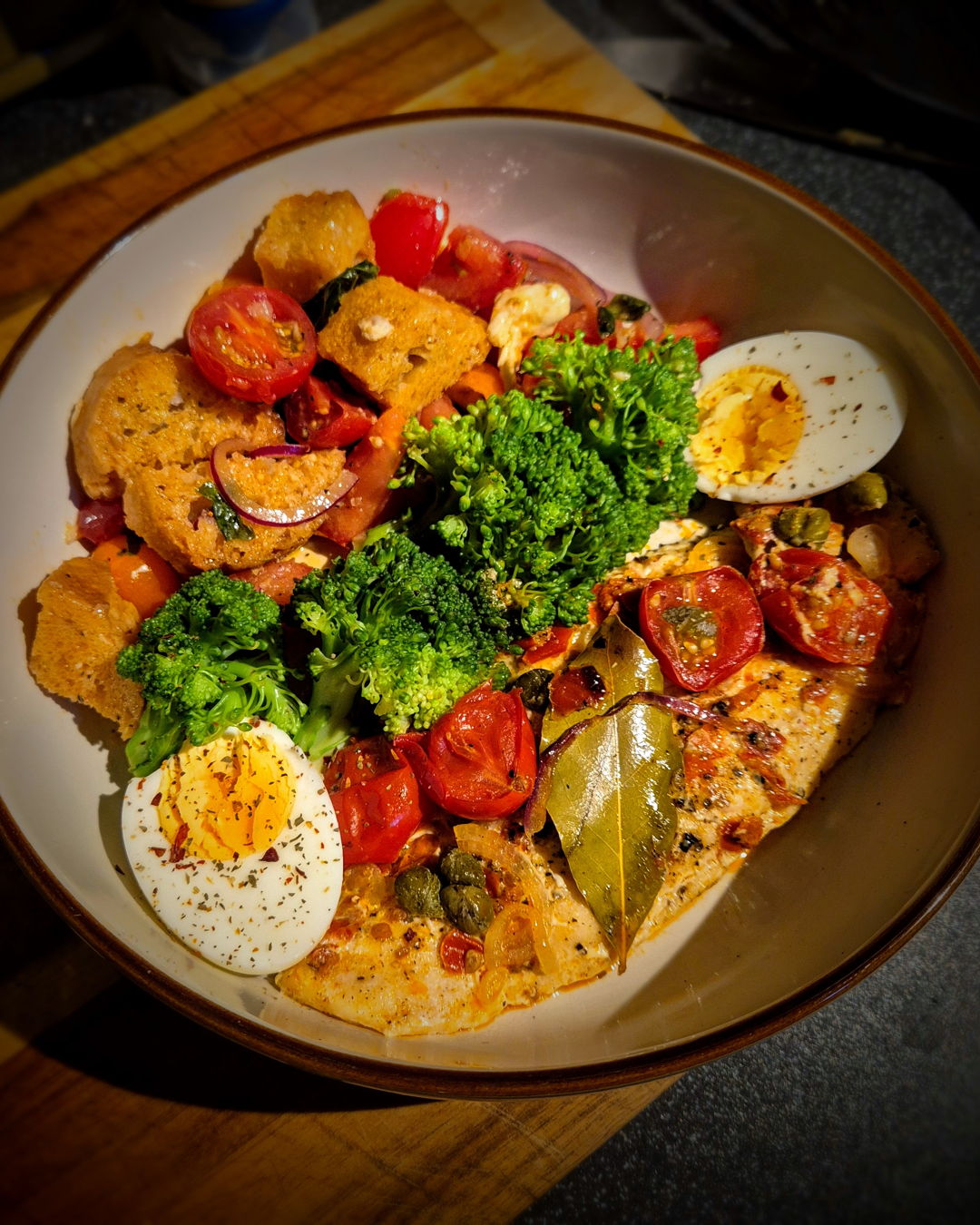 RishRight Chilli Basa Bake with Capers & Tomatoes